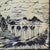 This is a one of a kind original Linoleum block print piece by San Diego artist, Duke Windsor. It is a framed landscape...