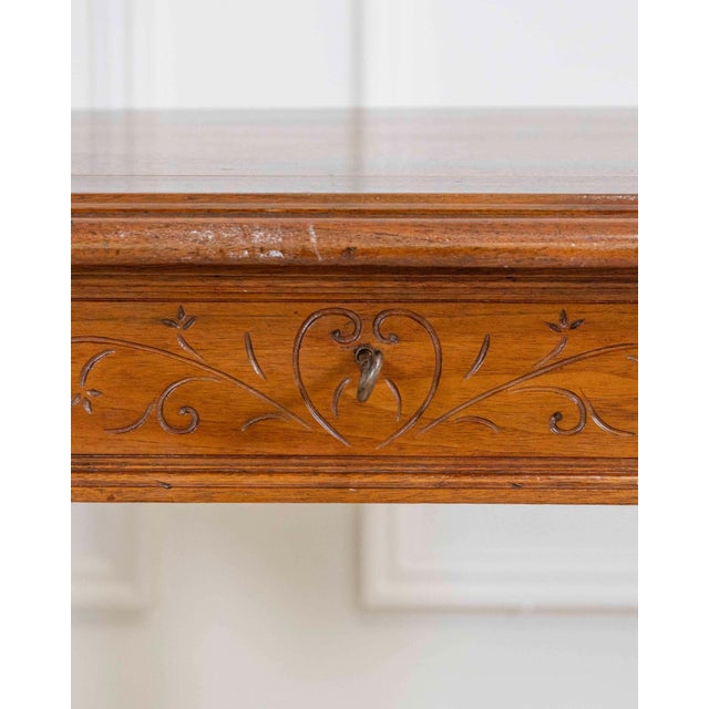 Italian Italian 19th Century Walnut Writing Table For Sale - Image 3 of 11