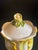 Infuse your kitchen or dining space with a touch of whimsical, organic charm with this exquisite vintage lidded jar....