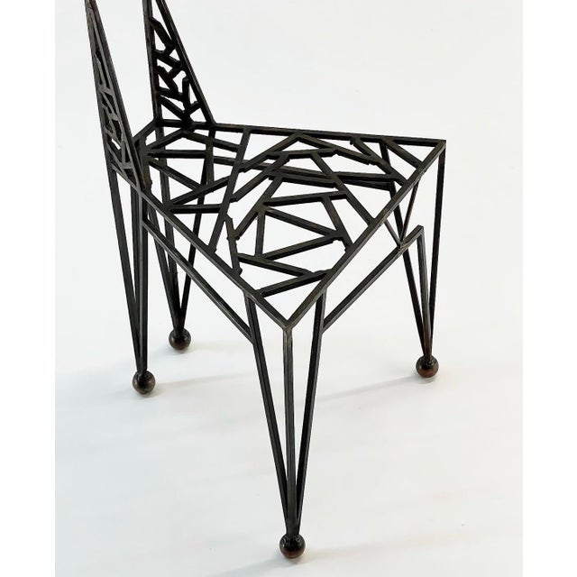 Postmodern Vintage Post Modern Artist Sculpture Chair For Sale - Image 3 of 9