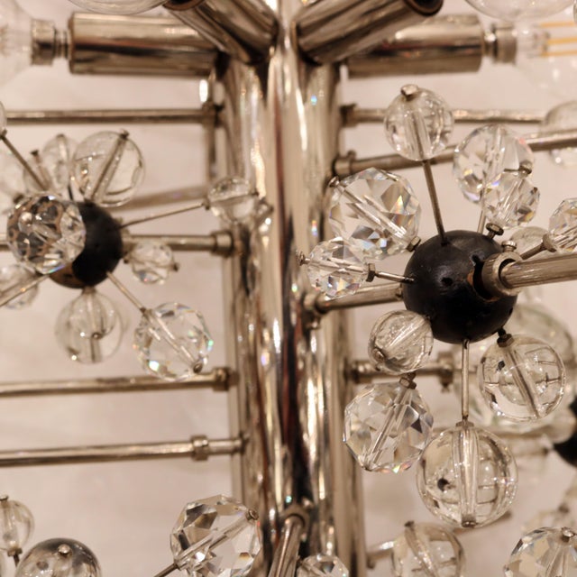 1950s Pair of Lobmeyr Sputnik Cylinder Sconces For Sale - Image 13 of 18