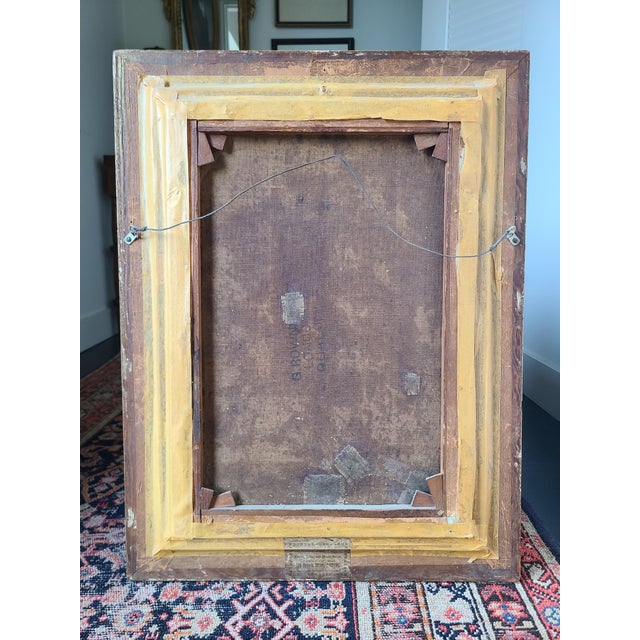 Antique 19th Century Victorian Oil Painting Portrait of a Terrier Dog For Sale - Image 11 of 14
