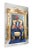 Textile A Figure in a Frame - Figurative Surrealist Portrait Painting Original Artwork by Iqi Qoror For Sale - Image 7 of 9