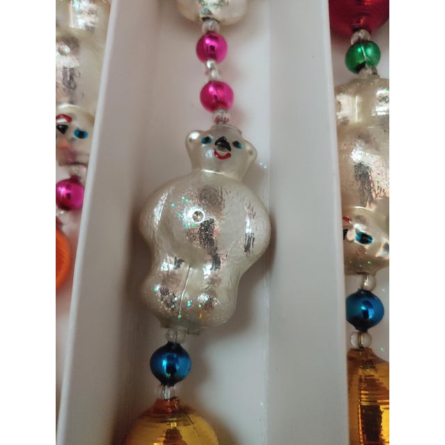 1990s Vintage Christopher Radko Glass Ornament Garlands, 3 Boxed Sets For Sale - Image 5 of 9