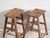 Pair of antique stools for bedside tables (c.1900) Dimensions: Piece #1: Length: 42 cm Depth: 21 cm Height: 52 cm Piece...