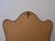 Metal Vintage Mirror with Shaped Brass Frame, 1950 For Sale - Image 7 of 8