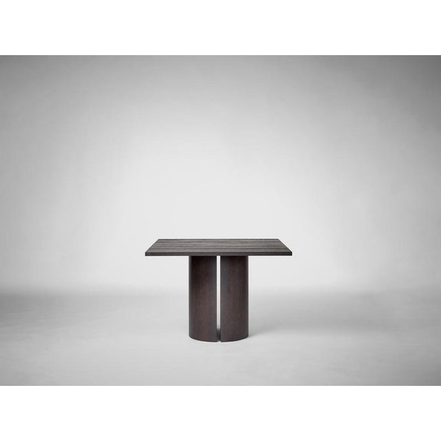 Wood Aperta C2 120 Square Dining Table in Oak by Mokko Amsterdam For Sale - Image 7 of 8