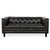 Chesterfield Three-Seater Sofa in Leather For Sale - Image 17 of 17