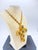 Vintage Alexis Kirk Style Faceted Blue Sunburst Necklace W/ Original Chain Set For Sale - Image 16 of 17