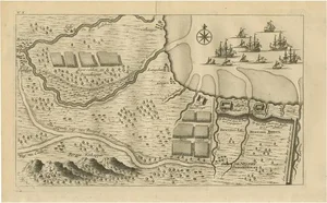 Valentijn, The Region Around Pasuruan Indonesia, 1726, Print