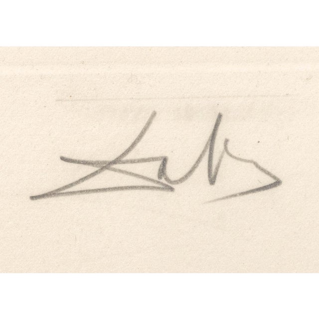 Salvador Dali "Surrealist Crutches" Etching, 1971 For Sale In New York - Image 6 of 10