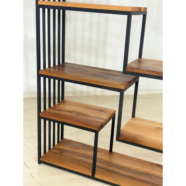 Wooden Bookcase or Room Divider For Sale - Image 6 of 10