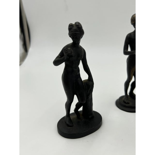 5 Piece Antique Italian Grand Tour Bronze Figures Including Venus, Eros & More! Each cabinet size grand tour figure...