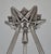 Silver P. Maynadier French Art Deco Pendant Chandelier Circa 1930 - Frosted Glass & Nickeled Bronze For Sale - Image 8 of 11