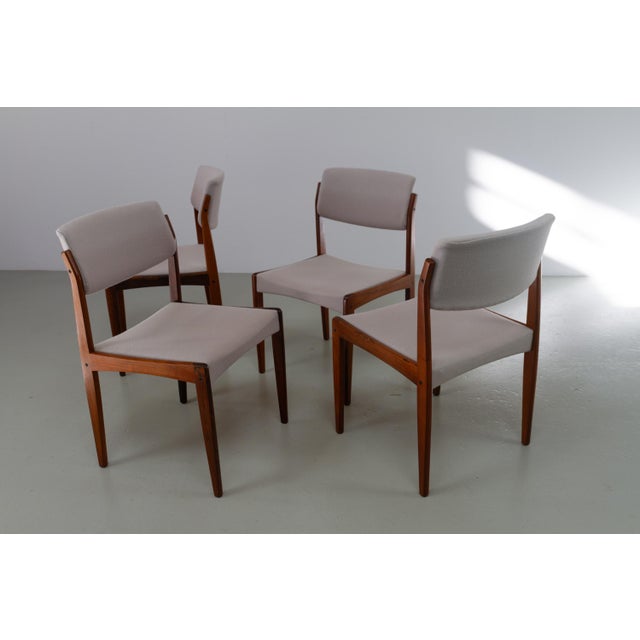 Danish Modern Rosewood Dining Chairs by H. W. Klein for Bramin, 1960s, Set of 4 For Sale - Image 4 of 18