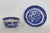 Early 20th Century Allertons England Tea Coffee Cup and Saucer 2pc Set White and Blue Ceramic For Sale - Image 13 of 13