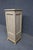 Silver Hollywood Regency Painted Pedestal Stand For Sale - Image 8 of 10
