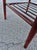 Mid Century Danish Modern Side Table With Slatted Shelf For Sale - Image 9 of 12