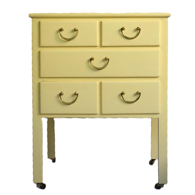 Small Vintage Chest of Drawers on Wheels by Josef Frank for Home & Garden, 1920s For Sale - Image 3 of 16