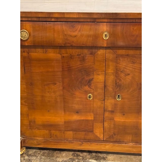 19th C. French Empire Walnut Buffet For Sale - Image 12 of 12
