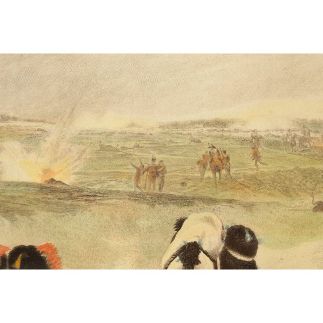 Sculpture Materials Vintage Engraving After Richard Canton Woodville, 'Napoleons Old Guard 1815' For Sale - Image 7 of 13