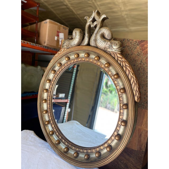 Vintage Koi Fish Gold & Silver Mirror by Windsor Art