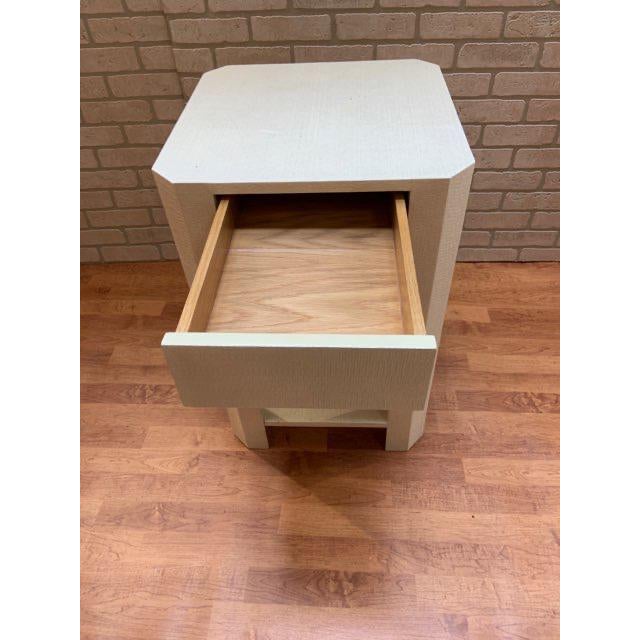 Made Goods Lena Single Nightstand in Pristine Faux Raffia Chairish