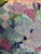 Needlepoint Hydrangea Pillow Cover Only Fits 12" Form Blue Purple Green Handmade For Sale - Image 4 of 7