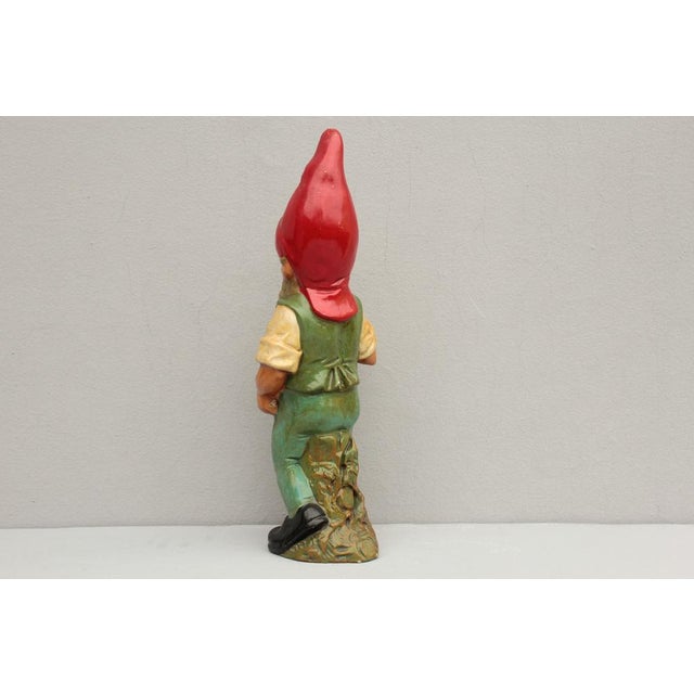 Large Antique Garden Gnome from Heissner, 1930 For Sale - Image 12 of 15