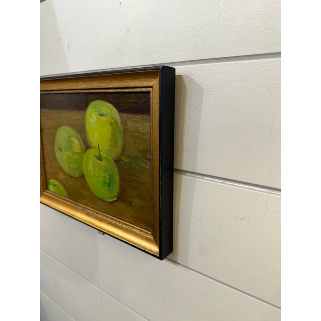 American 21st Century Original Painting "Green Apples" For Sale - Image 3 of 7