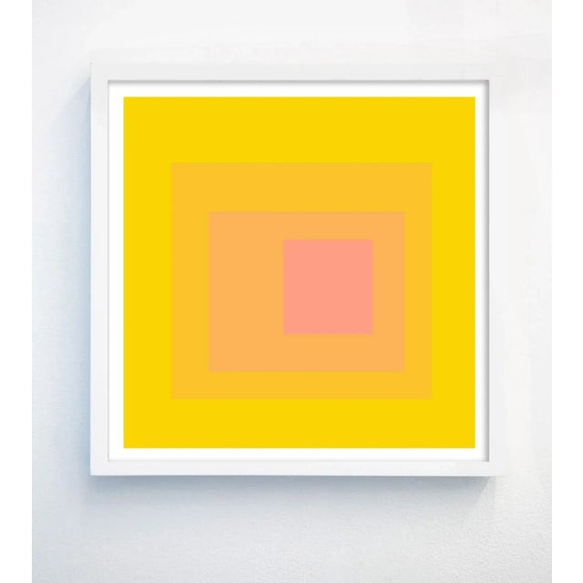 Mid-Century Modern Geometric Abstract Art in Pop Colors Set of 6 - 11" X 11" For Sale - Image 3 of 8