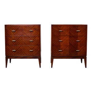 Bespoke Walnut Cabinets - Pair