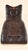 Brown S-Shaped Chaise Longue in Chocolate Leather with Button Tufting, 1970s For Sale - Image 8 of 9