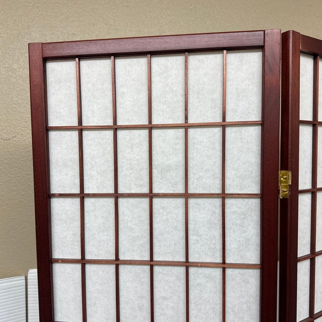 Japanese Shoji Style Room Divider For Sale - Image 11 of 12