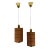 Spanish Hanging Lamps by Estiluz, 1970s, Set of 2 For Sale