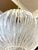 Transparent Angelo Brotto Italian 1960s Satin and Clear Glass Shade Pendant Lights For Sale - Image 8 of 10