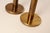 Set of Two Vintage Patinated Brass Candlesticks With Cork Bases For Sale - Image 14 of 18
