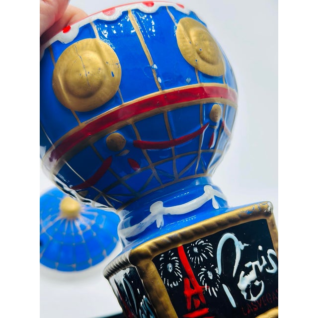 Vintage Paris Hotair Balloon Souvenir For Sale In Charleston - Image 6 of 6