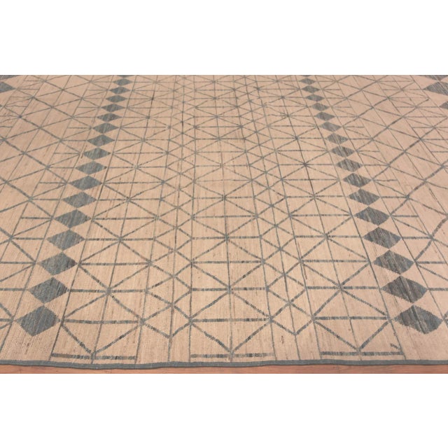 Nazmiyal Collection Contemporary Central Asian Area Rug For Sale - Image 4 of 6