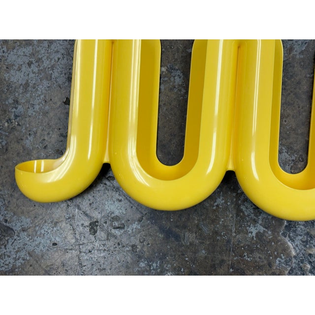 Anna Dawson for Heller Swell Yellow Wall Catchall For Sale - Image 4 of 12