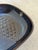 1960s Einar Johansen Soholm Ceramic Serving Platter Deep Blue Triangle Pattern Denmark Mid-Century Modern 1960s For Sale - Image 5 of 10
