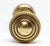 Concentric beaded brass knobs with a polished finish. The manufacturer and date of creation is unknown. Priced as a pair...