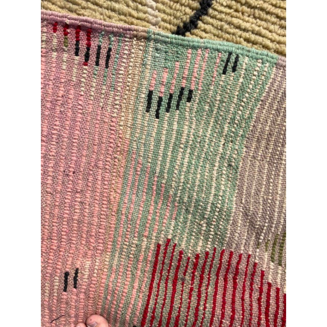 1990s Vintage Abstract Berber Moroccan Boujaad Rug For Sale - Image 12 of 13