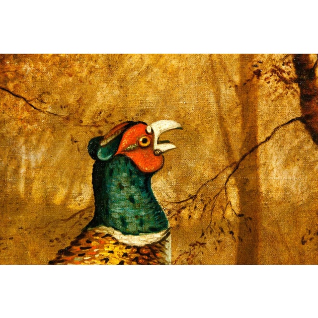 Realism Late 19th Century Wood Frame Oil / Canvas Painting For Sale - Image 3 of 9