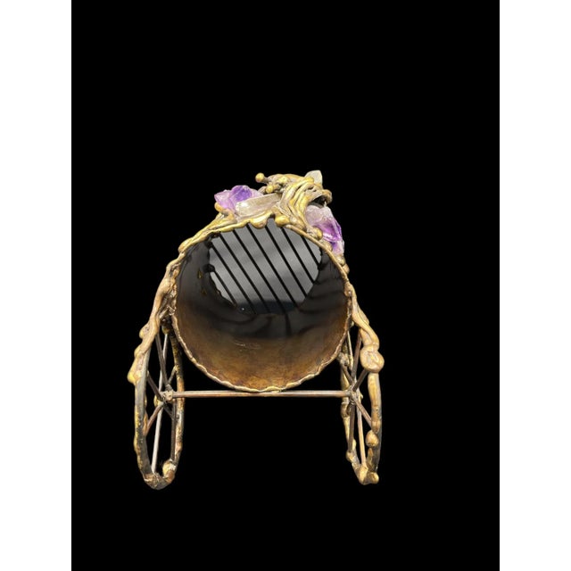 Brutalist Vintage Carvalhu Copa Collection Wine Holder For Sale - Image 3 of 6