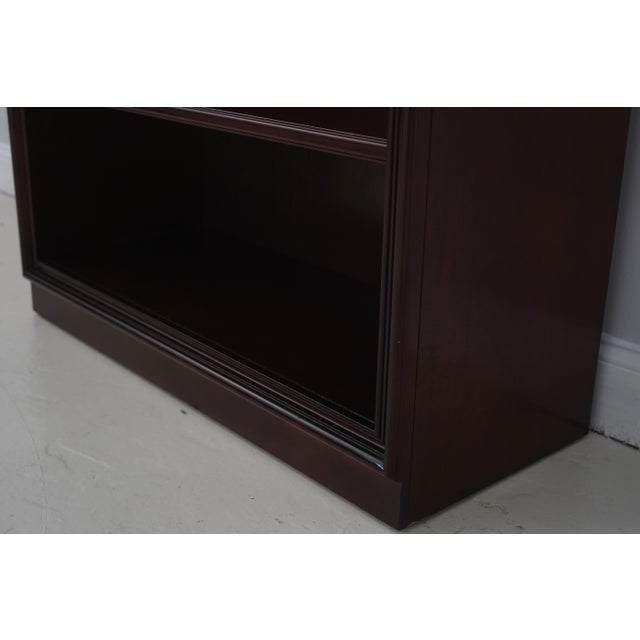 Brown Set of 3 Sligh Cherry Tall Bookcases For Sale - Image 8 of 12