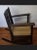 Wood Late 19th Century Antique Mission Style Rocking Chair With Cushion For Sale - Image 7 of 8