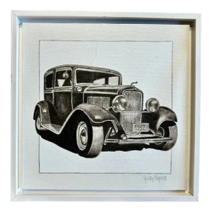 Ford 1932 Coupe V8 - Oil on Canvas