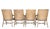Wood Vintage McGuire Passage Dining Armchairs, Set of 4 – Cane Back Rattan For Sale - Image 7 of 12