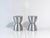 Vintage Space Age Aluminum Stool with Storage Space, 1970s For Sale - Image 9 of 11